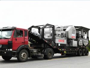 輪胎式移動破碎站