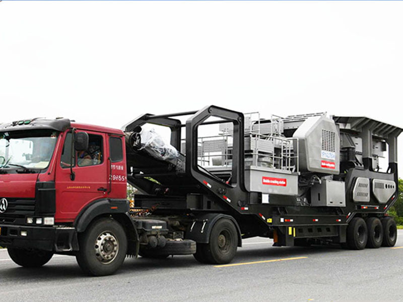 輪胎式移動破碎站