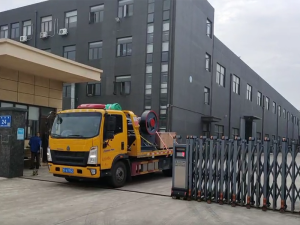 鄂式破碎機(jī)PEW250x1000一臺(tái)發(fā)往上海臨港